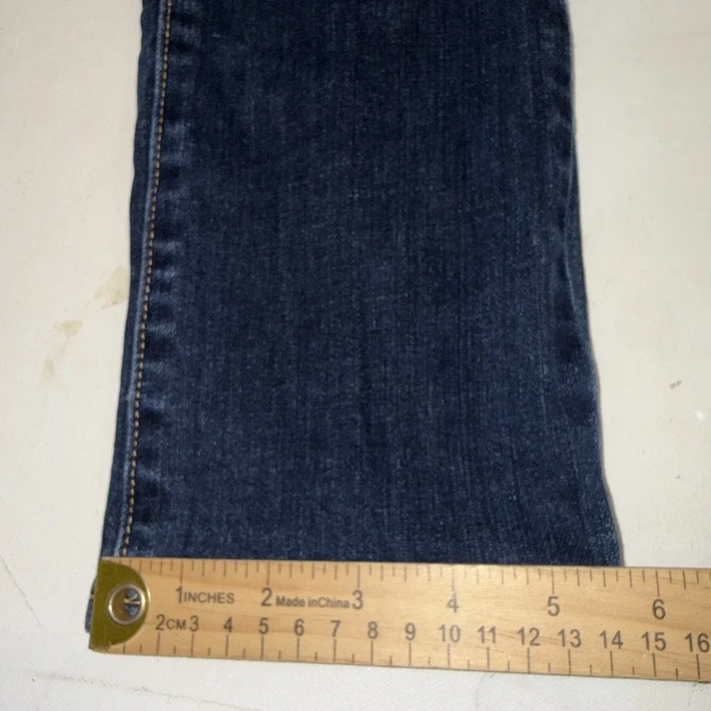 Abercrombie Distressed Y2K Preppy Blue The A & F Skinny Jeans Women Size 28 | 6R